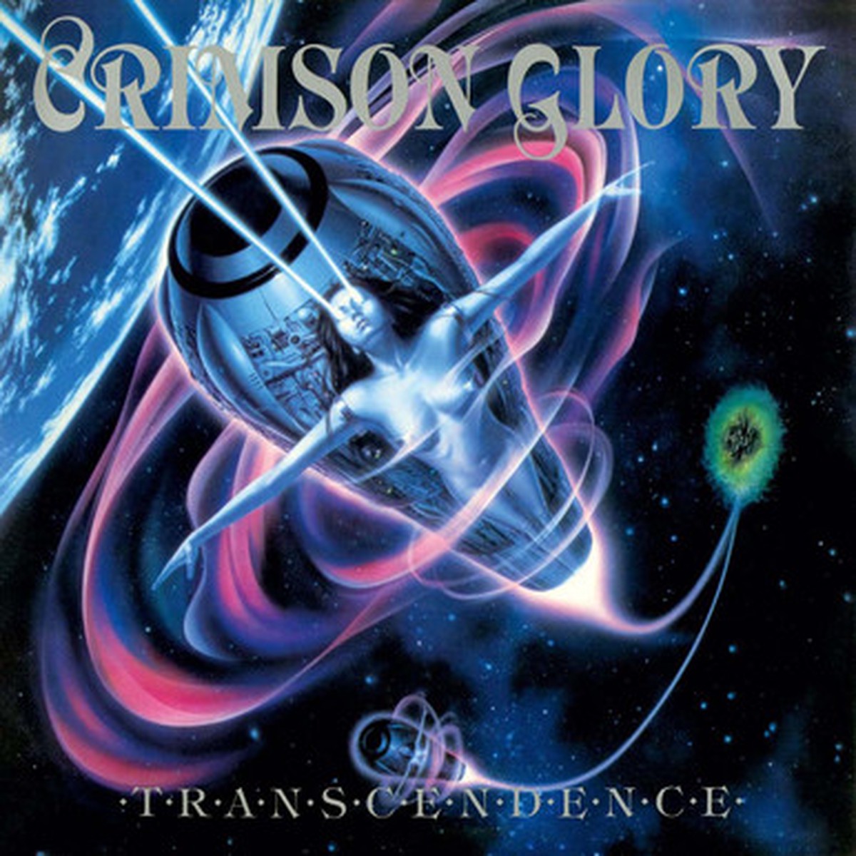 Crimson Glory - Transcendence (LP) - Numbered Limited Edition Cool Blue Vinyl