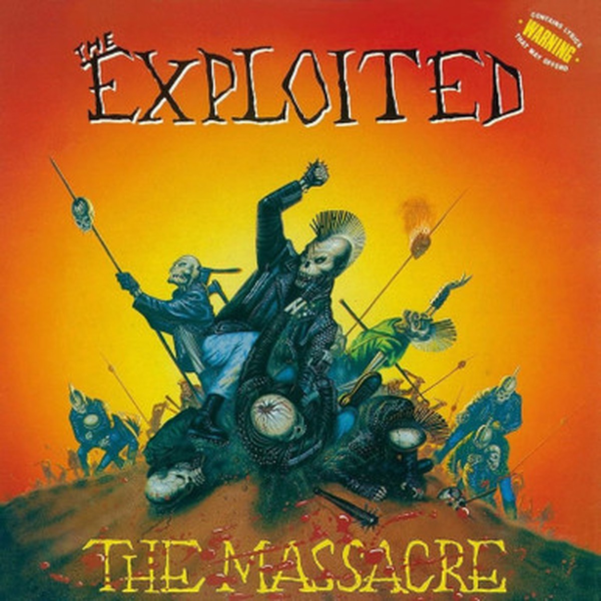 The Exploited - The Massacre (2LP) - Blue Vinyl