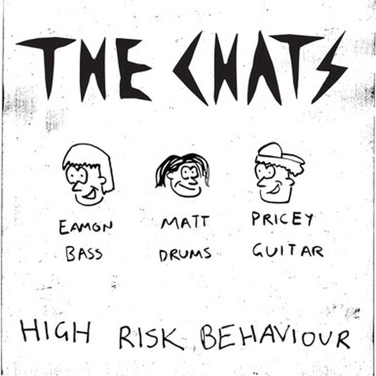 The Chats - High Risk Behaviour (LP) - Queenslander Variant (Split White/Maroon) Vinyl