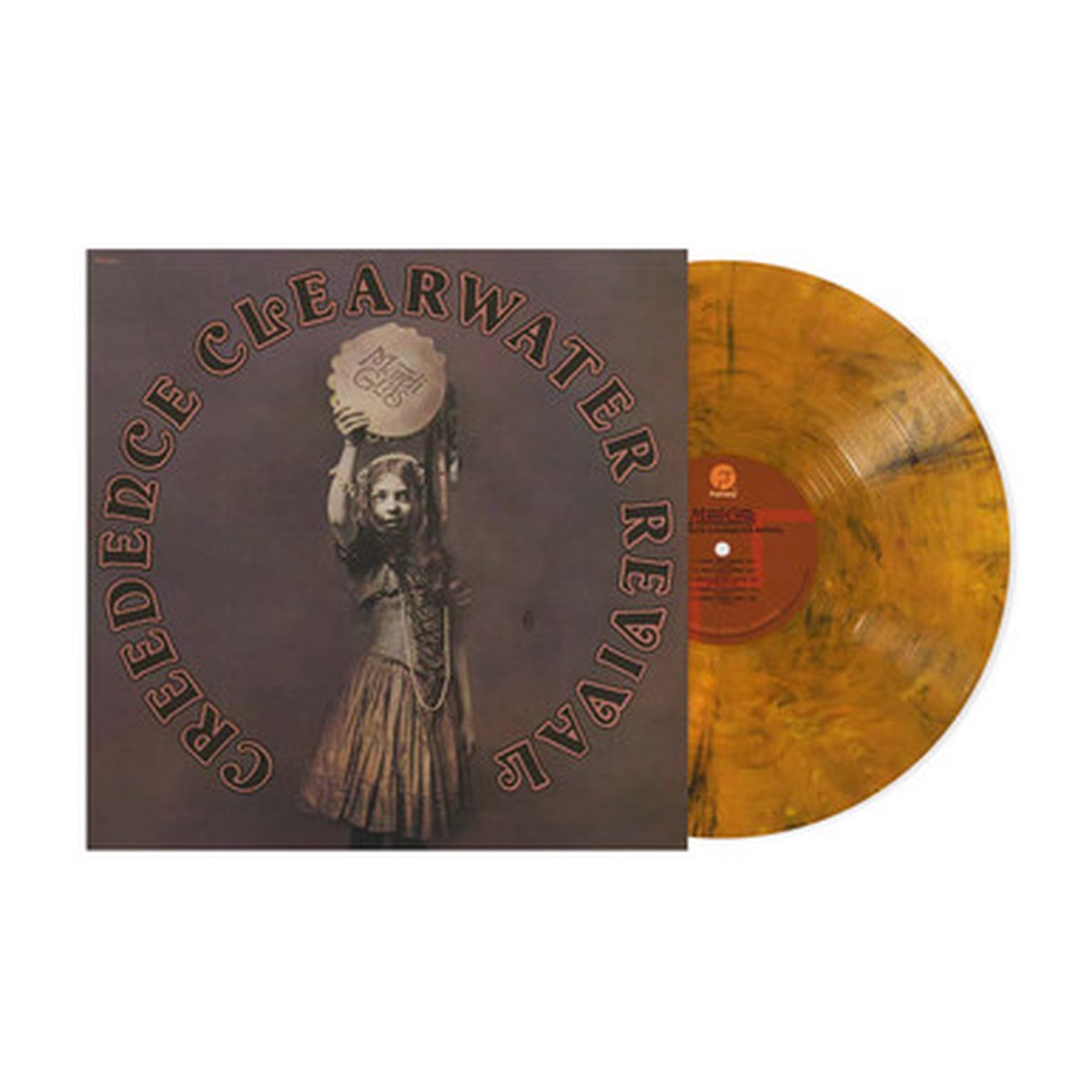 Creedence Clearwater Revival - Mardi Gras (LP) - Tigers Eye Gold Smoke Vinyl