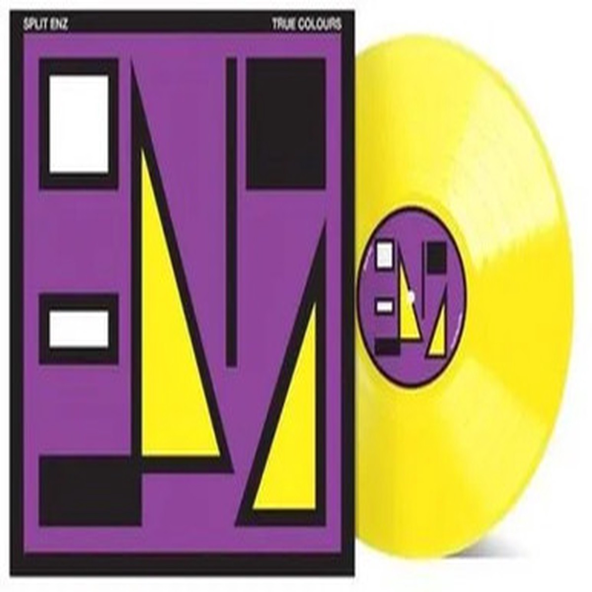 Split Enz - True Colours (LP) - Yellow Vinyl in Purple/Yellow Sleeve Vinyl