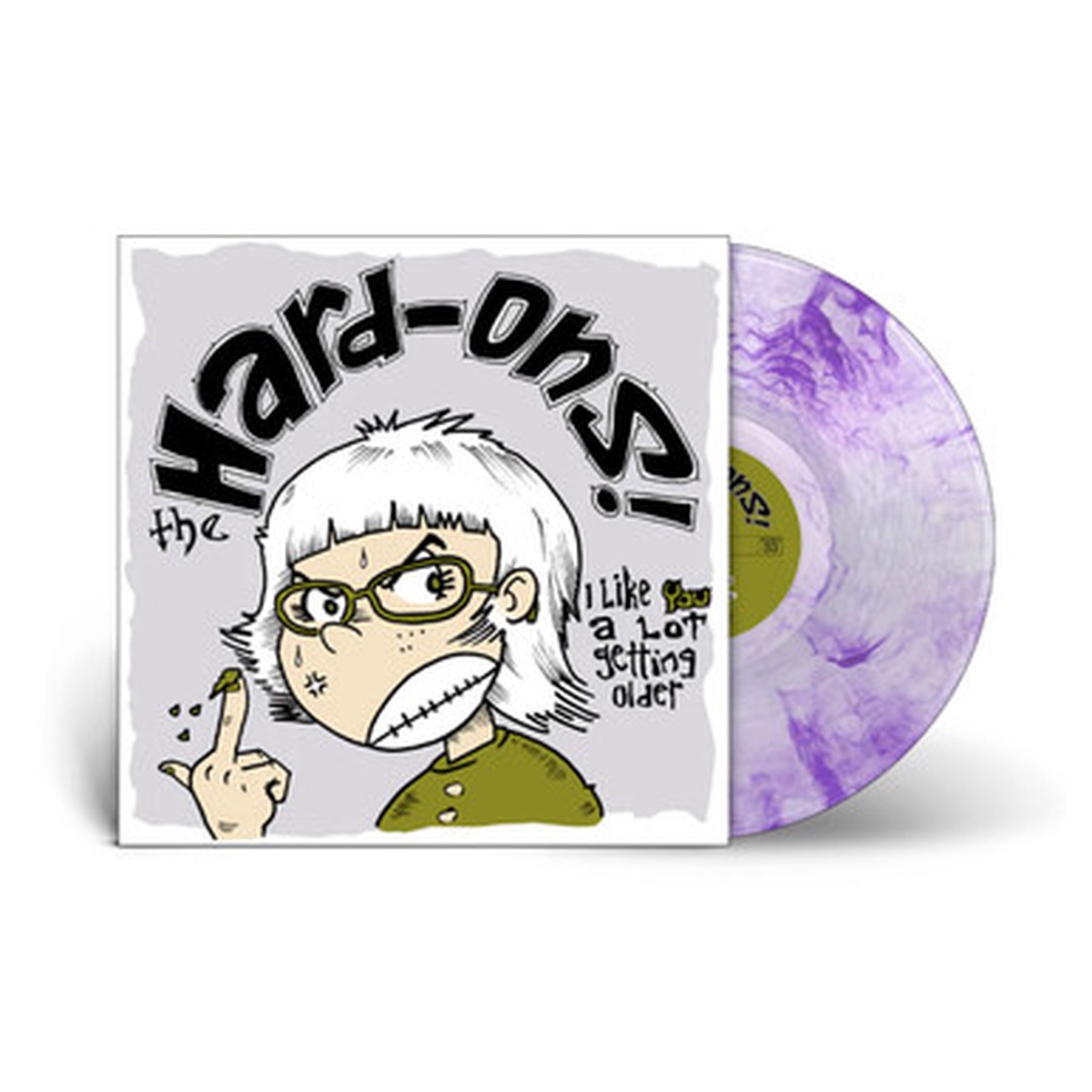 The Hard-Ons - I Like You A Lot Getting Older (LP) - Purple Smoke Vinyl
