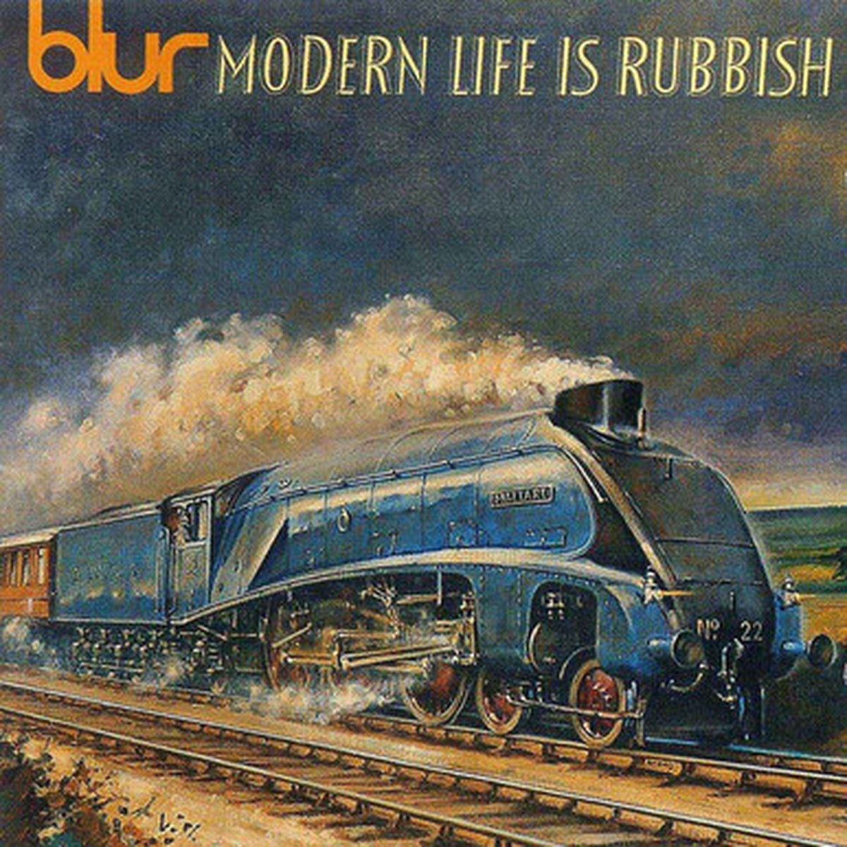 Blur - Modern Life Is Rubbish (2LP) - Transparent Orange Vinyl