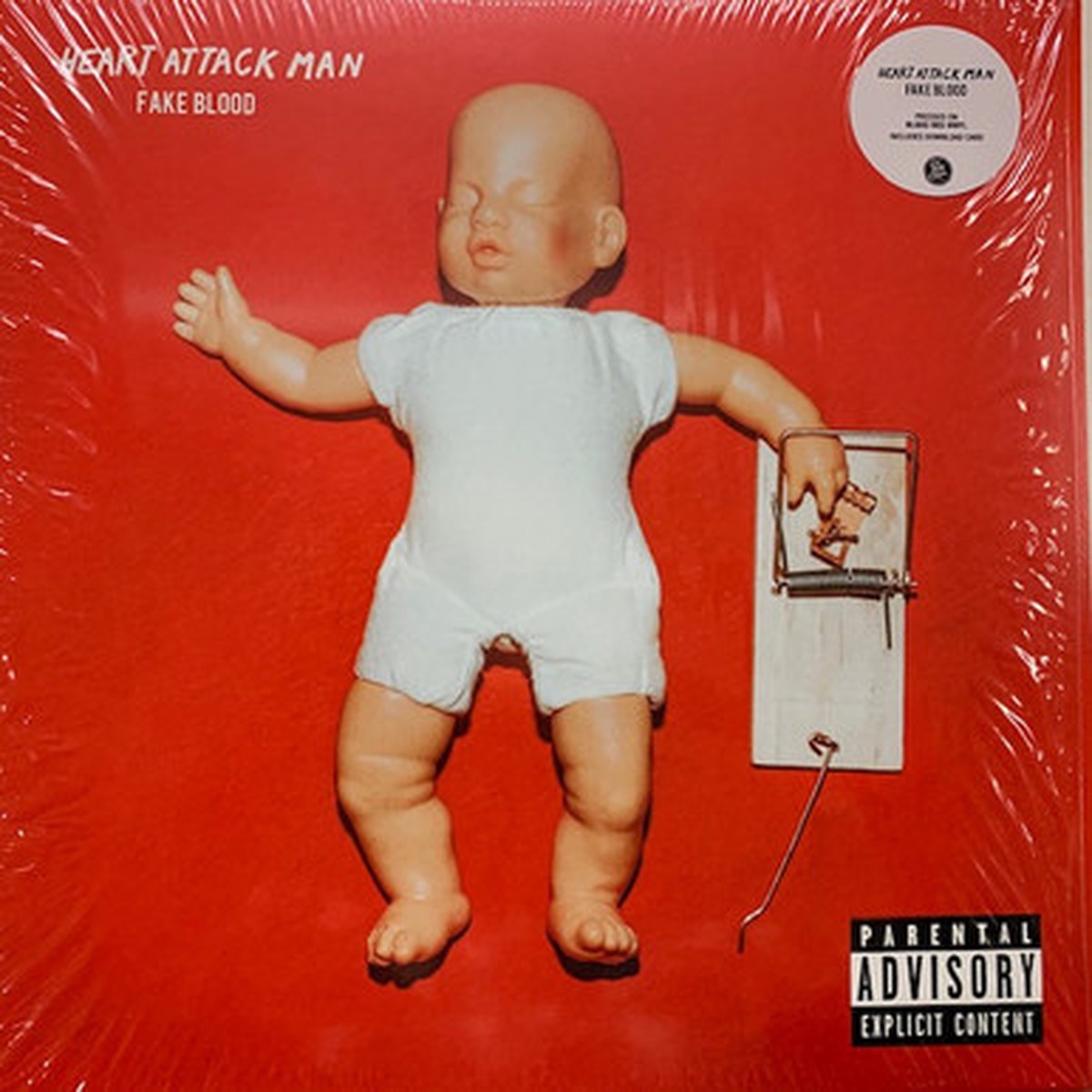 Heart Attack Man - Fake Blood (LP) - Blood Red Vinyl