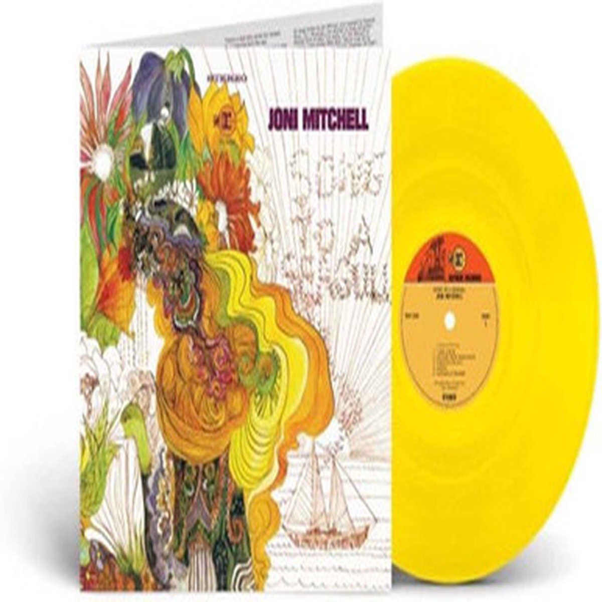 Joni Mitchell - Song To A Seagull (LP) - Yellow Transparent Vinyl