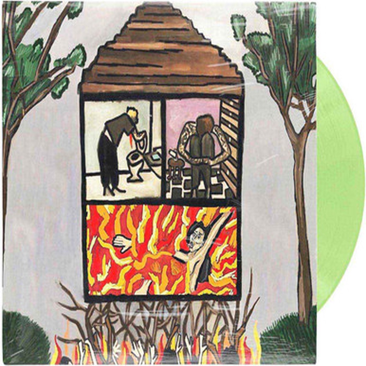 $uicideboy$ - Long Term Effects Of Suffering (LP) - Green Glow Vinyl