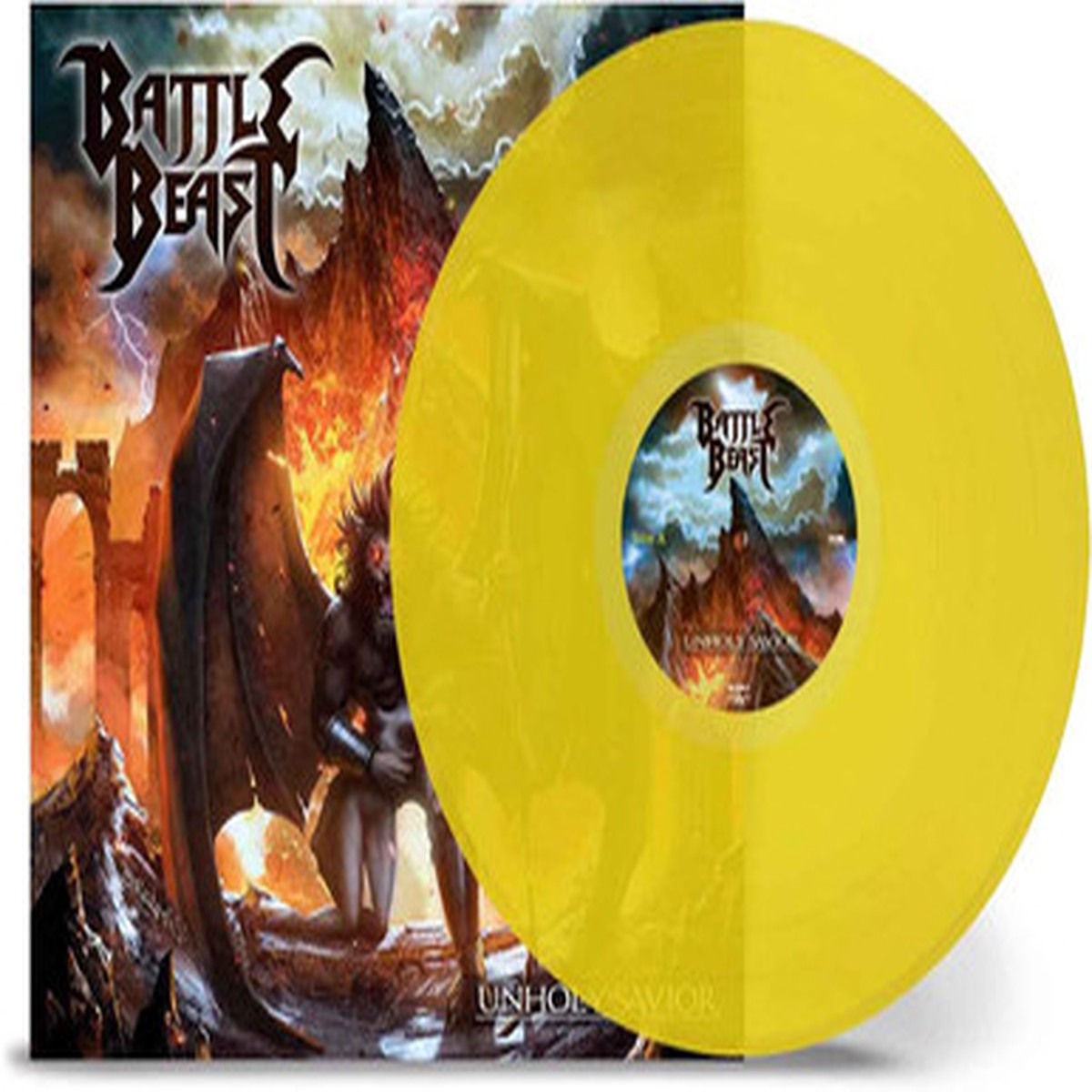Battle Beast - Unholy Savior (LP) - Yellow Vinyl