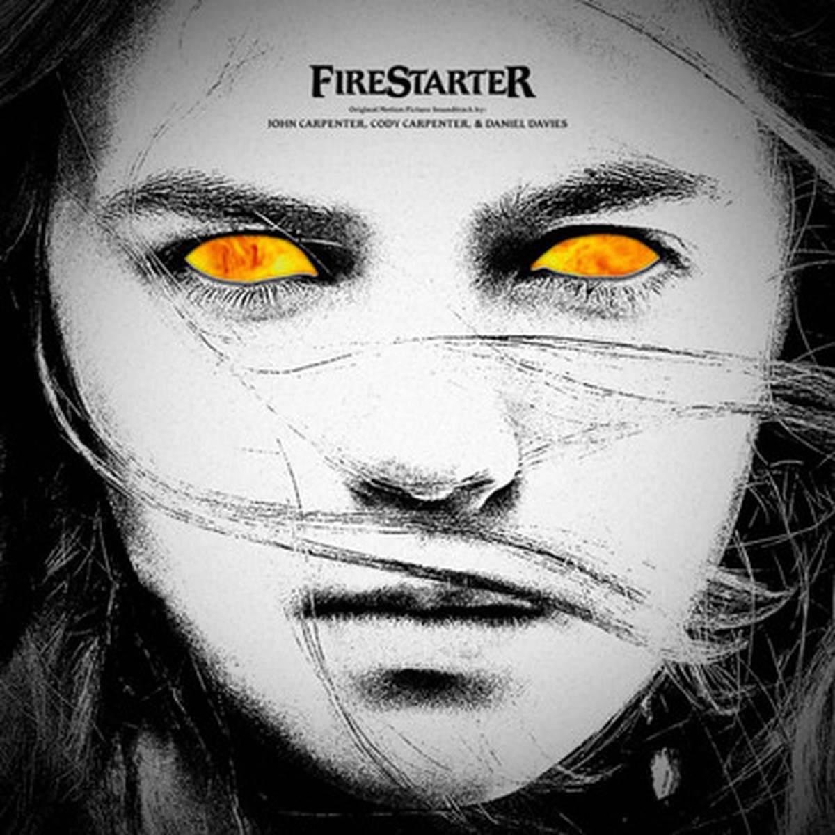 John Carpenter, Cody Carpenter & Daniel Davies - Firestarter (Original Motion Picture Soundtrack) (LP) - Milky Clear with Red Splatter Vinyl