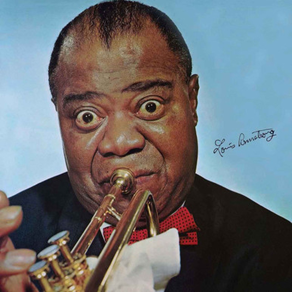 Louis Armstrong - The Definitive Album By Louis Armstrong (LP) - Translucent Blue Vinyl