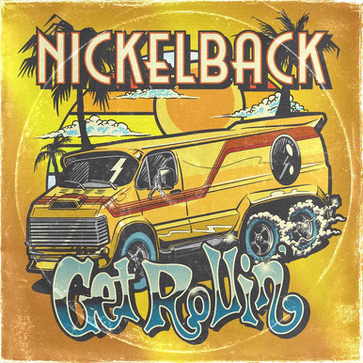 Nickelback - Get Rollin' (LP) - Orange Transparent Vinyl