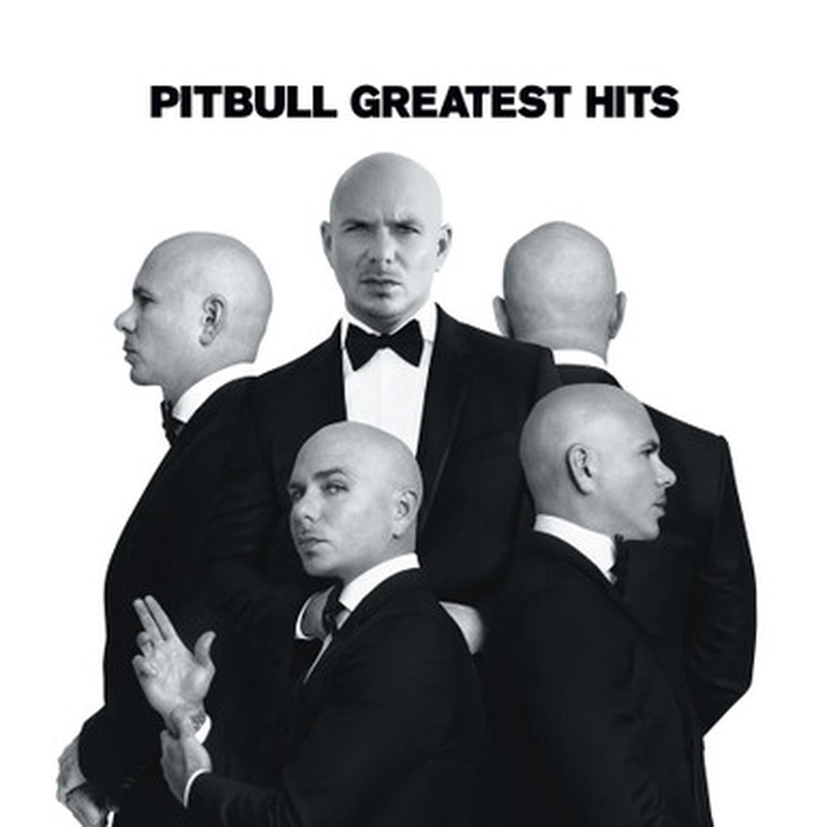 Pitbull - Greatest Hits (LP) - Clear With Black Swirls Vinyl