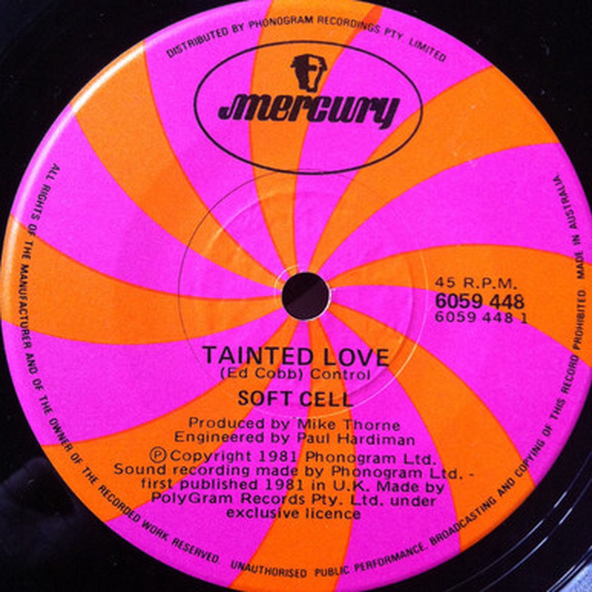 Soft Cell - Tainted Love (7" Single) - VG/Generic