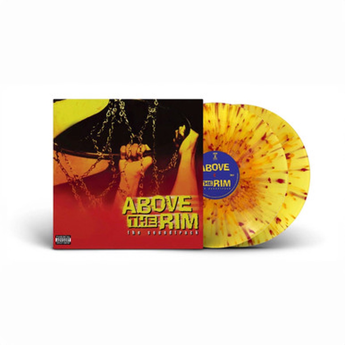 Various Artists - Above The Rim (LP) - Yellow w/ Orange & Red Splatter Vinyl