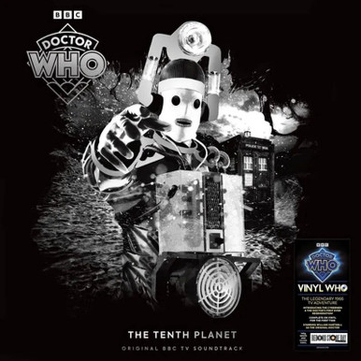 Doctor Who - 10th Planet (2LP) - RSD 2025 White And Silver Vinyl