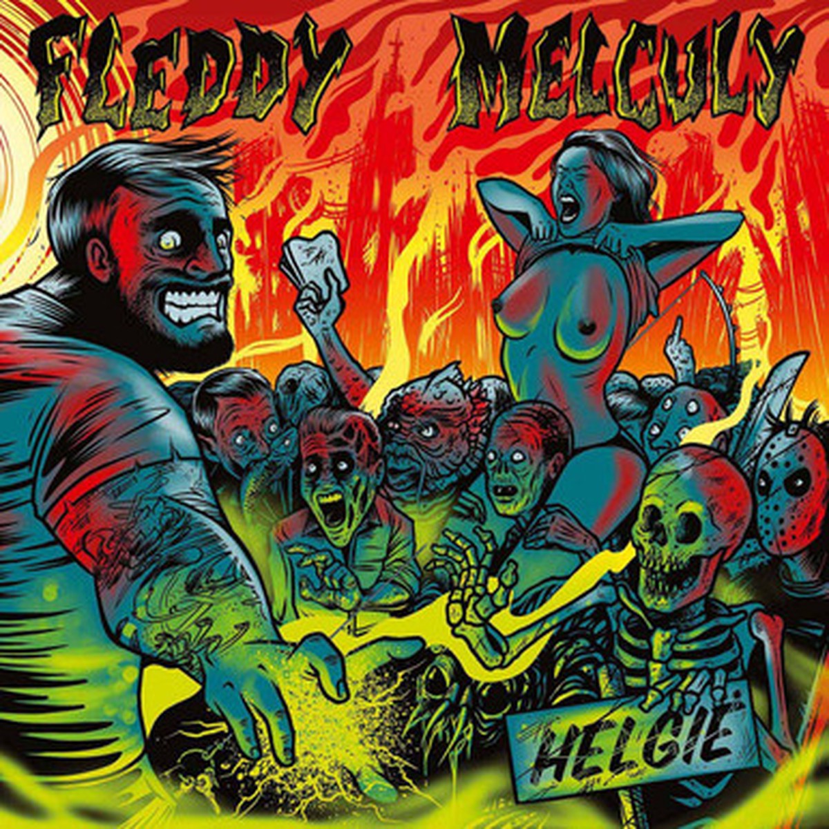 Fleddy Melculy - Helgie (LP) - Numbered Gold Color Vinyl
