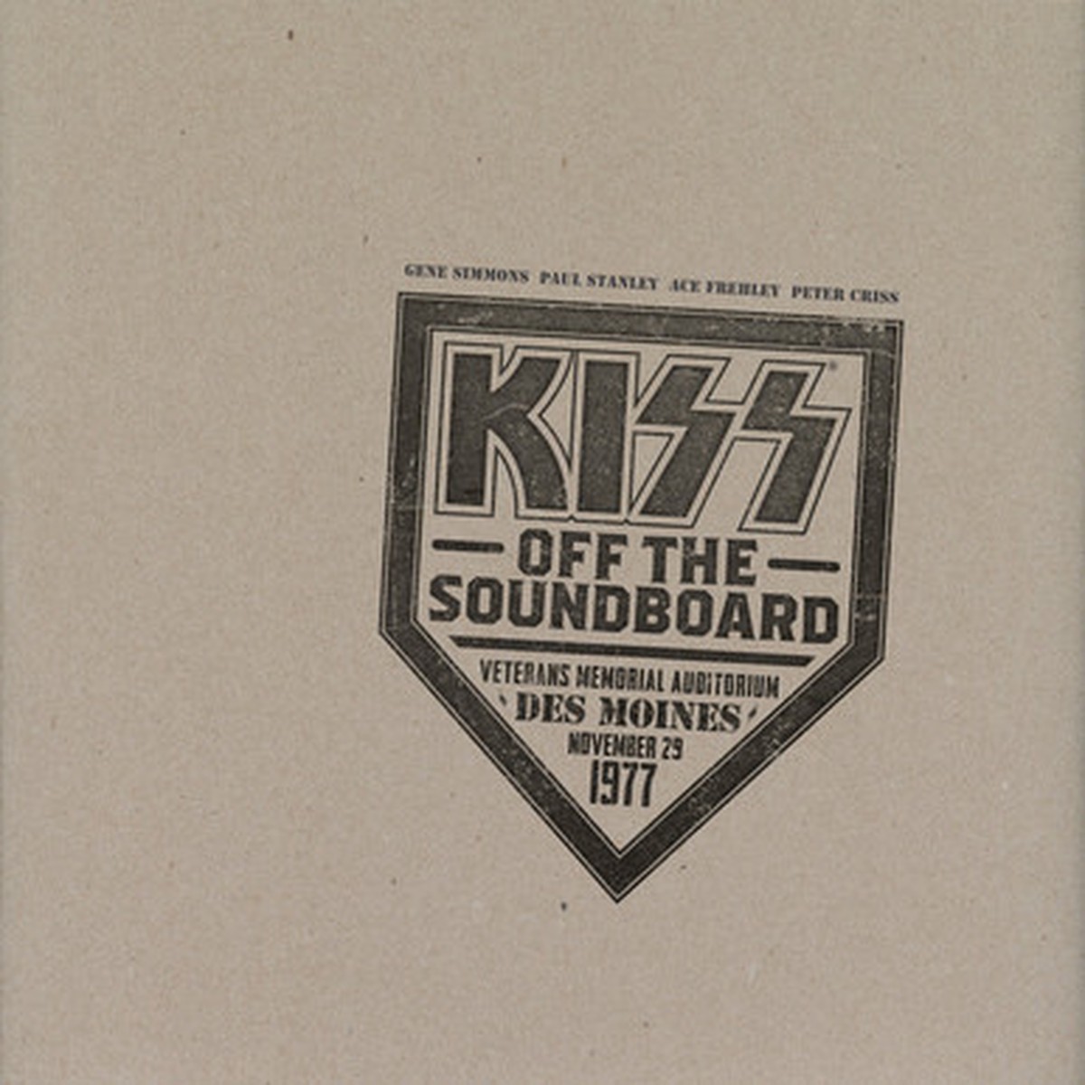 Kiss - Off The Soundboard: Live in Des Moines (2LP)
