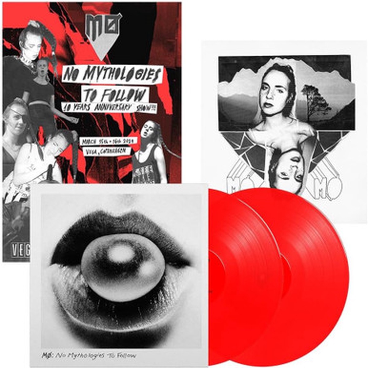 M - No Mythologies To Follow (2LP) - Deluxe Edition Translucent Red Vinyl