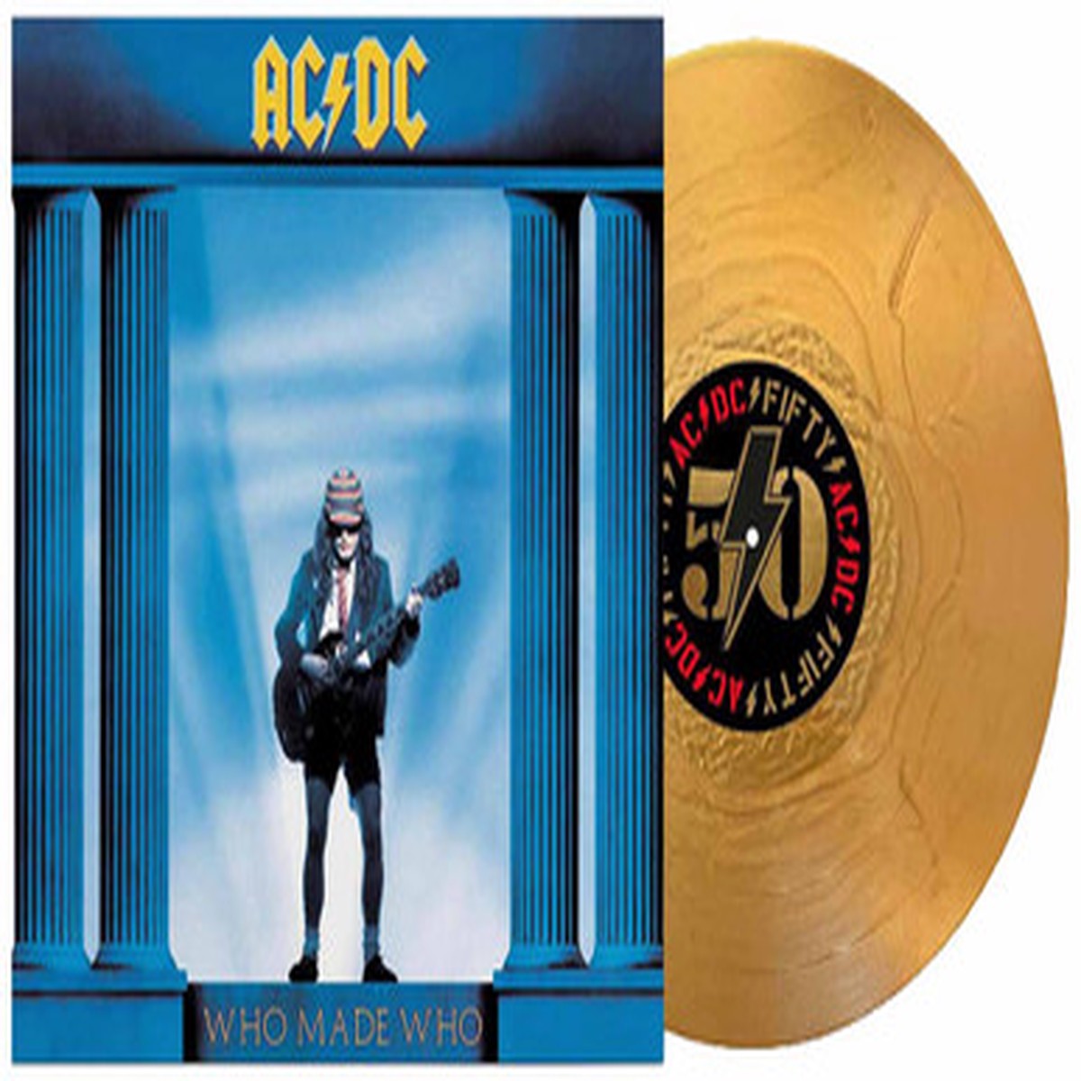AC/DC - Who Made Who (LP) - 50th Anniversary Gold Vinyl