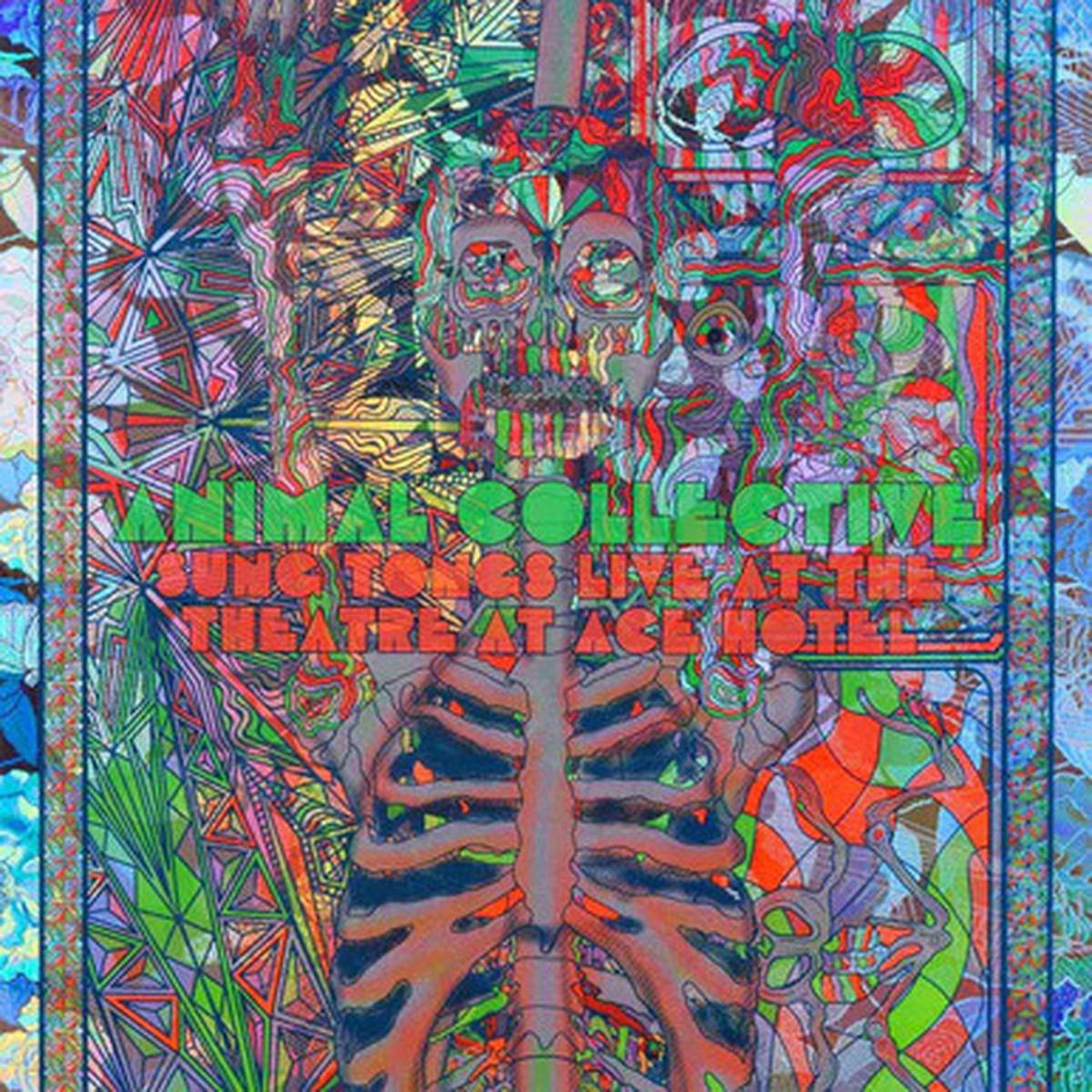 Animal Collective - Sung Tongs Live at the Theatre at Ace Hotel (2LP) - Light Green/Neon Orange Vinyl