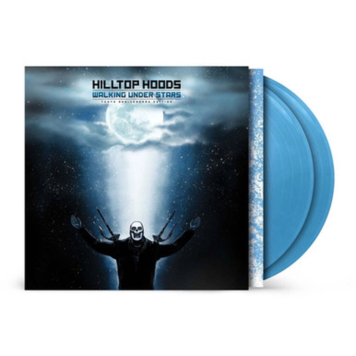 Hilltop Hoods - Walking Under Stars (2LP) - 10th Anniversary Cyan Blue Vinyl