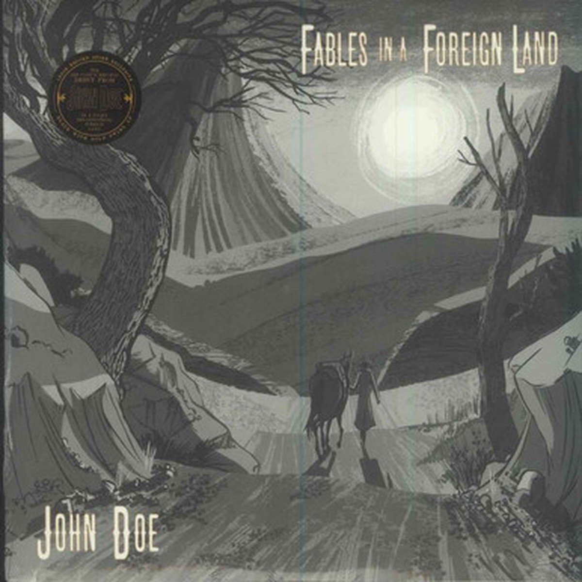 John Doe - Fables In A Foreign Land (LP) - Black w/ Gold Swirl Vinyl