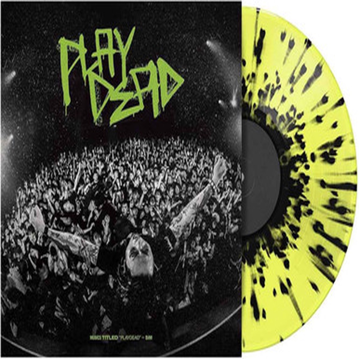 Sim - Playdead (LP) - Yellow & Black Splatter Vinyl