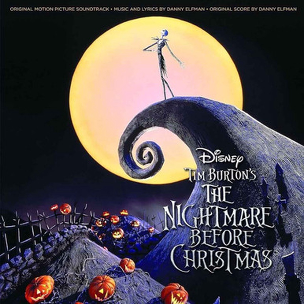 Danny Elfman - Tim Burton's The Nightmare Before Christmas (OST) (2LP) - Bone/Aqua Vinyl