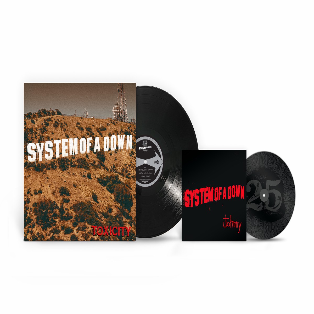 SYSTEM OF A DOWN TOXICITY 25TH ANNIVERSARY LP + 7"
