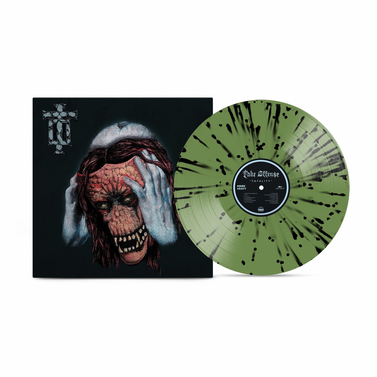 TAKE OFFENSE 'T.O.TALITY' LP (Green w/ Black Splatter Vinyl)