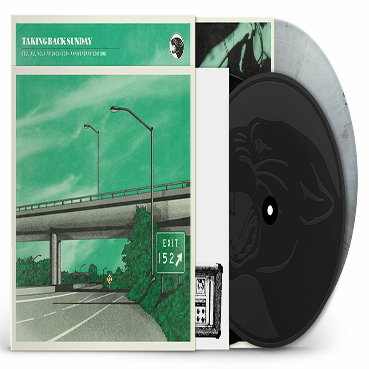 TAKING BACK SUNDAY 'TELL ALL YOUR FRIENDS' LP + 10" (20th Anniversary Edition, Silver Vinyl)