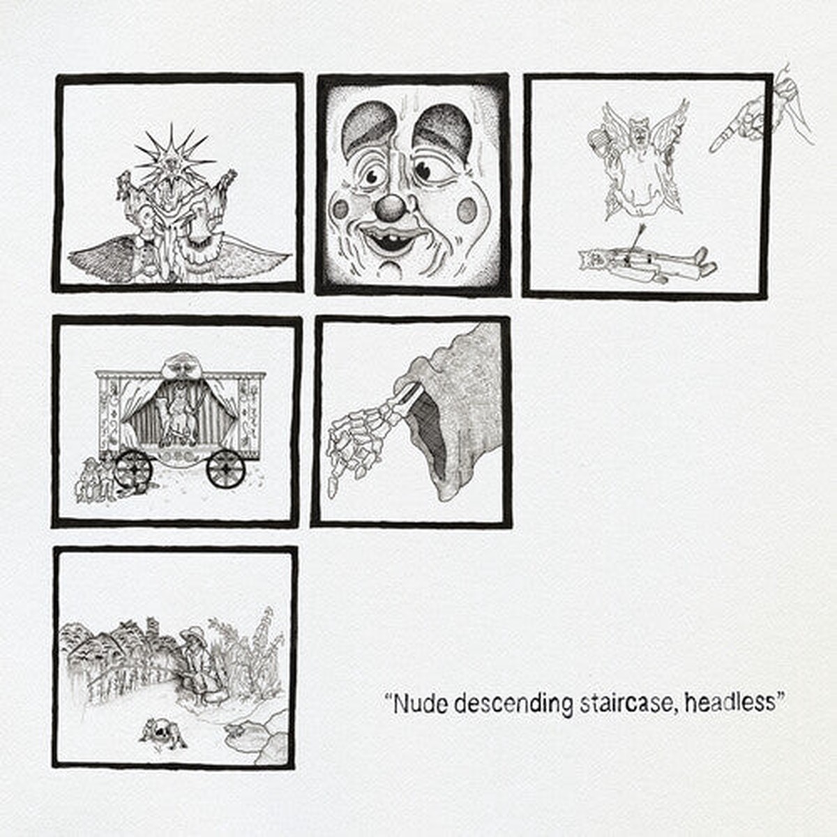 TEEN SUICIDE 'NUDE DESCENDING STAIRCASE, HEADLESS' LP (Distant Clouds Grey Vinyl)