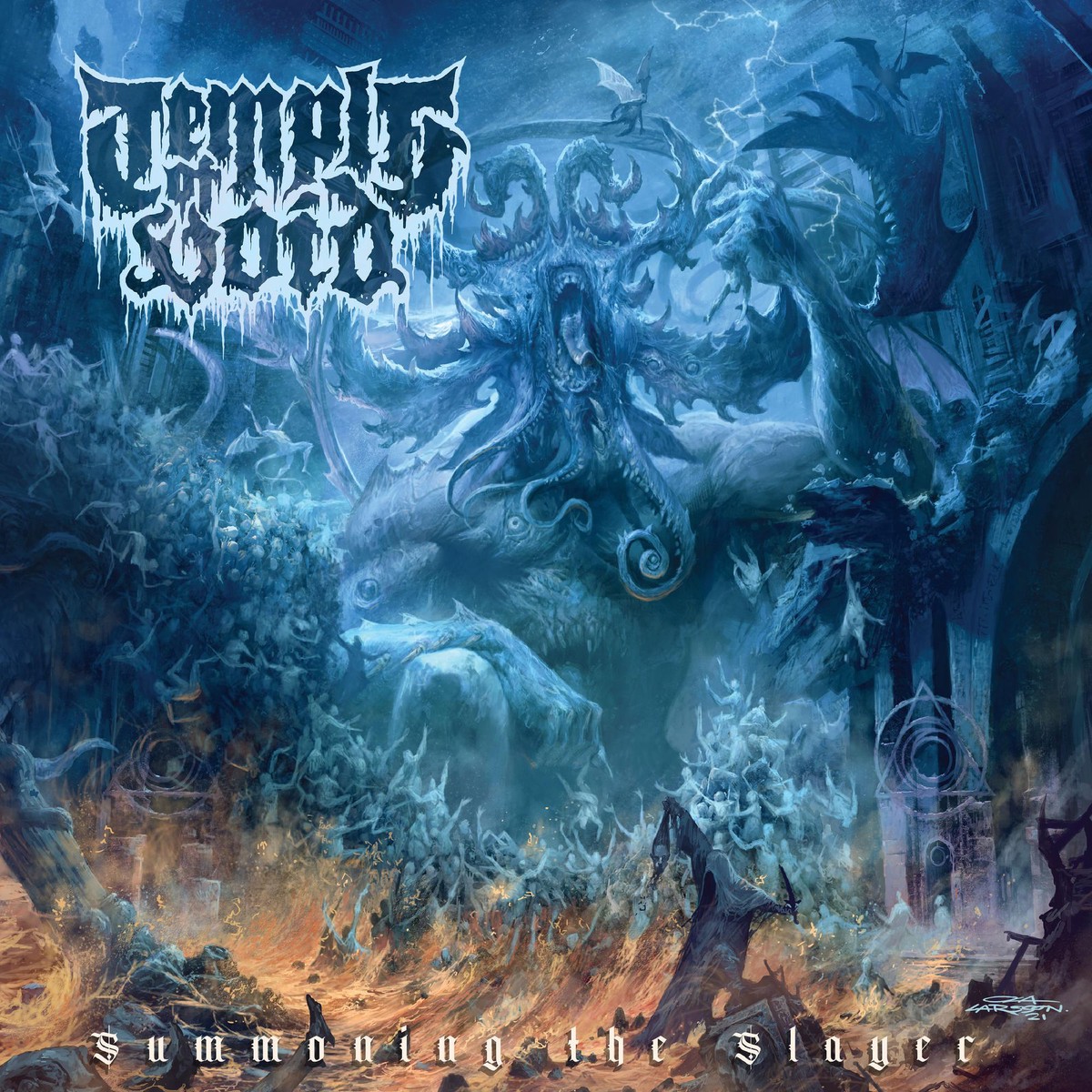 TEMPLE OF VOID 'SUMMONING THE SLAYER' LP (Orange Vinyl)