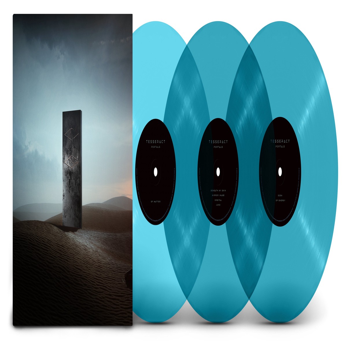 TESSERACT PORTALS LIMITED-EDITION CLEAR BLUE 3xLP