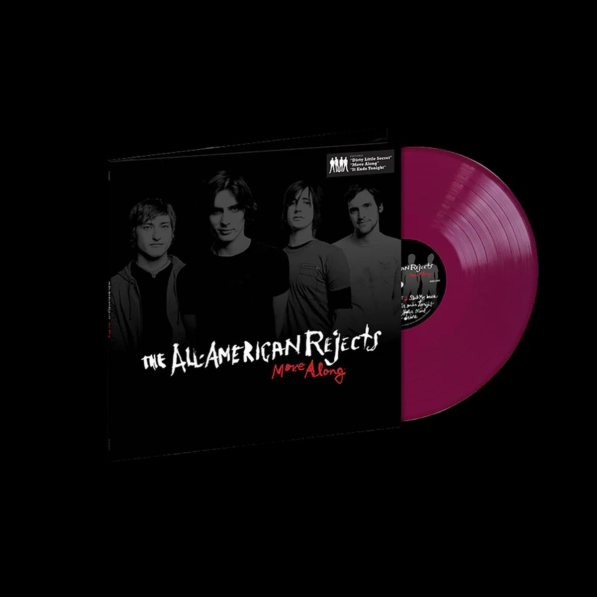 THE ALL-AMERICAN REJECTS 'MOVE ALONG' LP (Translucent Grape Vinyl)