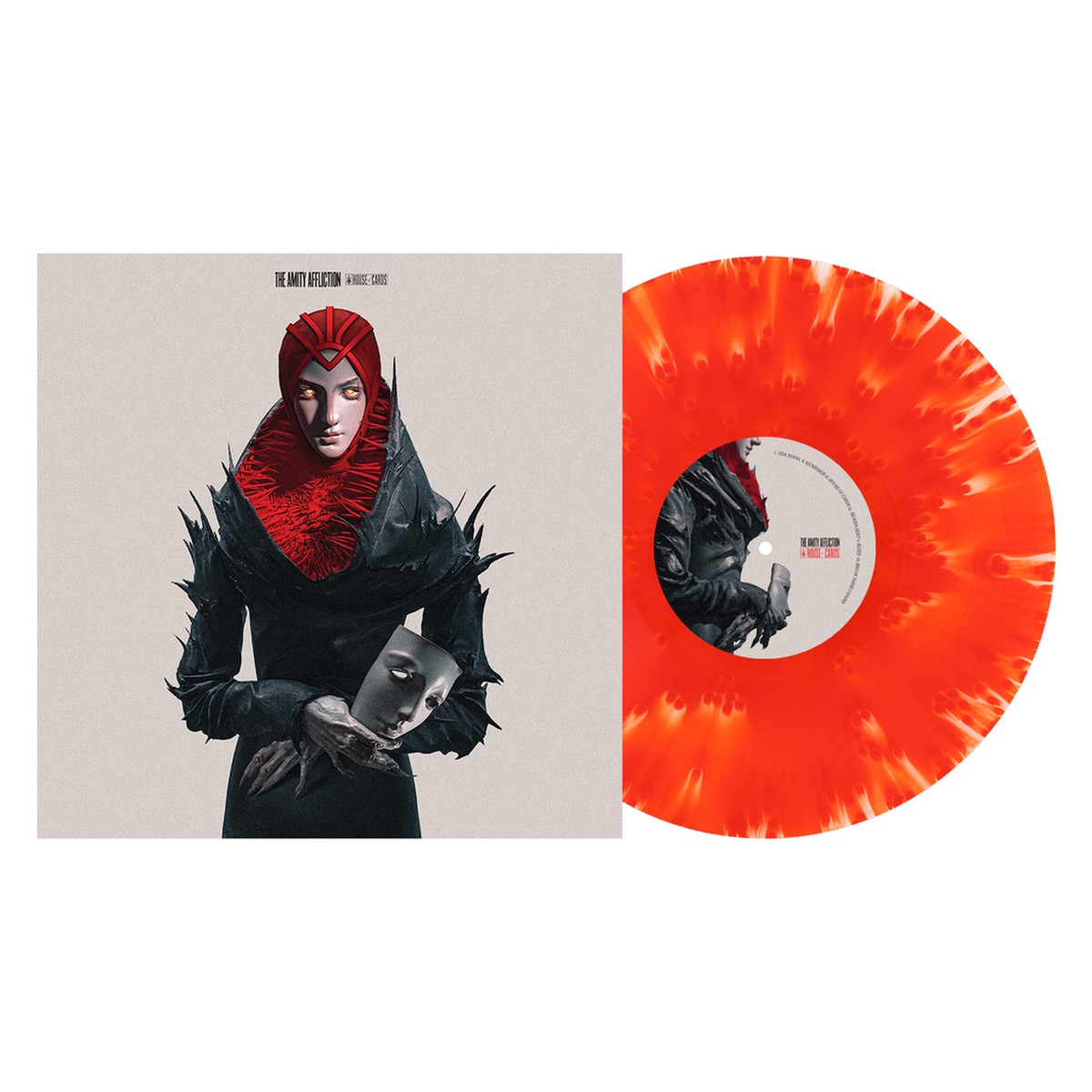 THE AMITY AFFLICTION HOUSE OF CARDS LP (Cloudy Blood Red Vinyl)