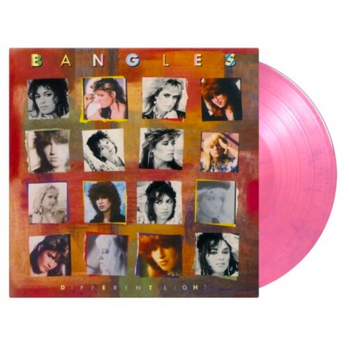 THE BANGLES 'DIFFERENT LIGHT' LP (Limited Edition, Pink & Purple Marble Vinyl)