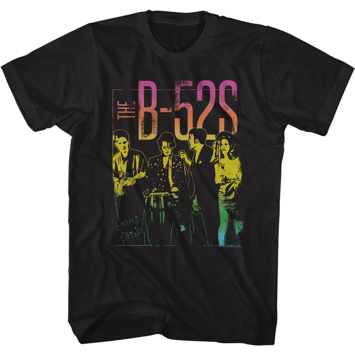 THE B-52'S - BAND PHOTO GRADIENT SHIRT