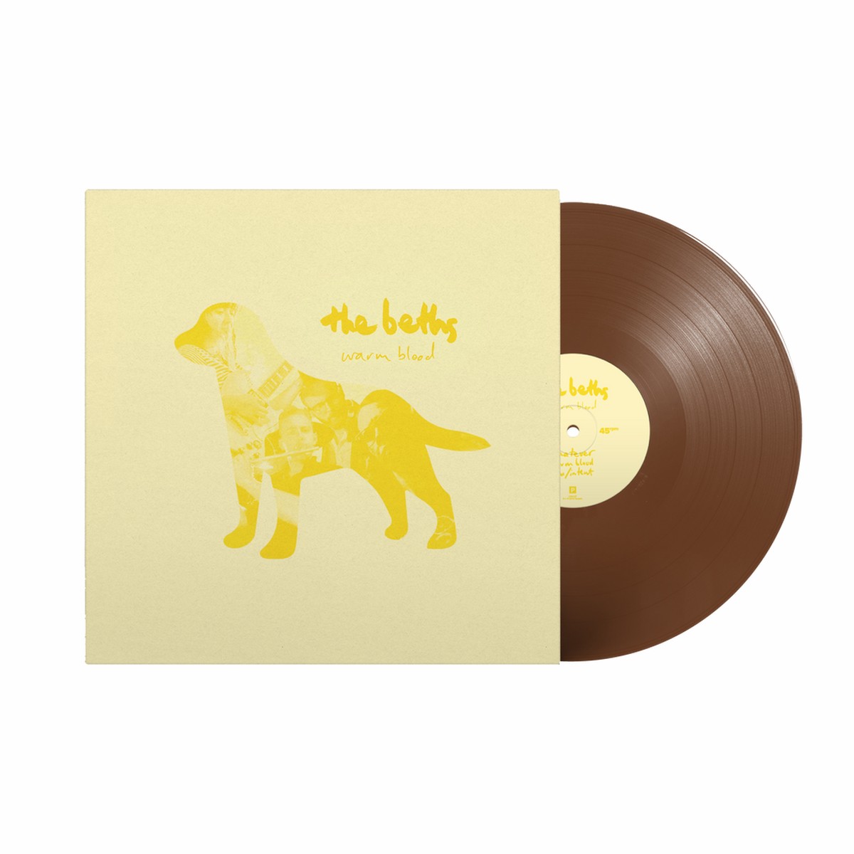 THE BETHS 'WARM BLOOD' LP (Chocolate Brown Vinyl)