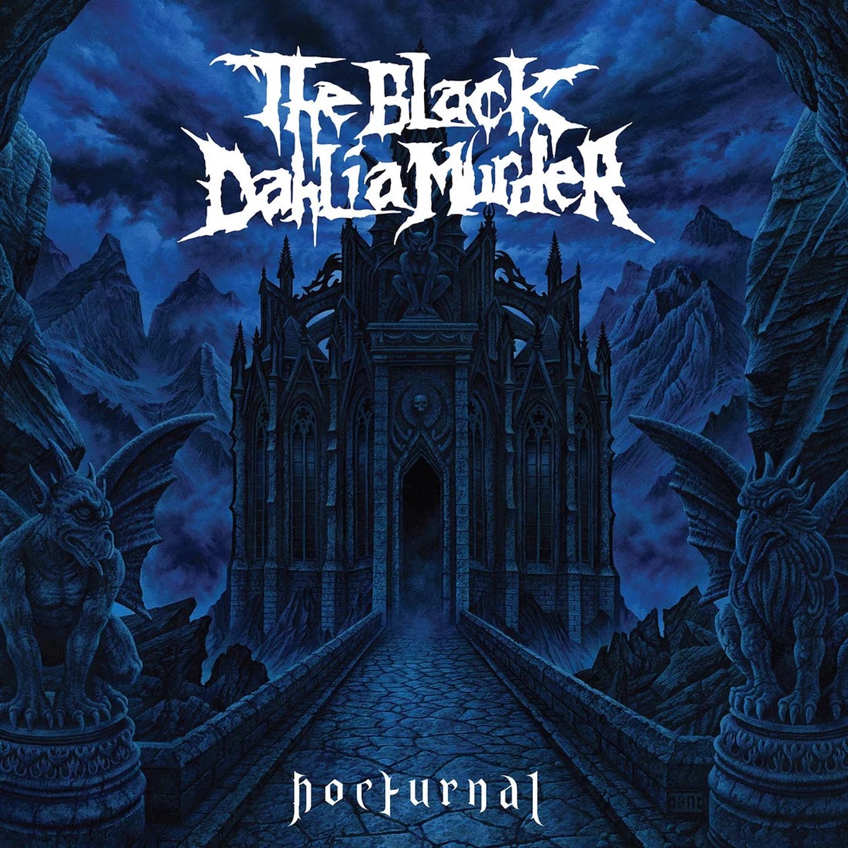 THE BLACK DAHLIA MURDER 'NOCTURNAL' LP (Blue/Black/Gray Marble Vinyl)