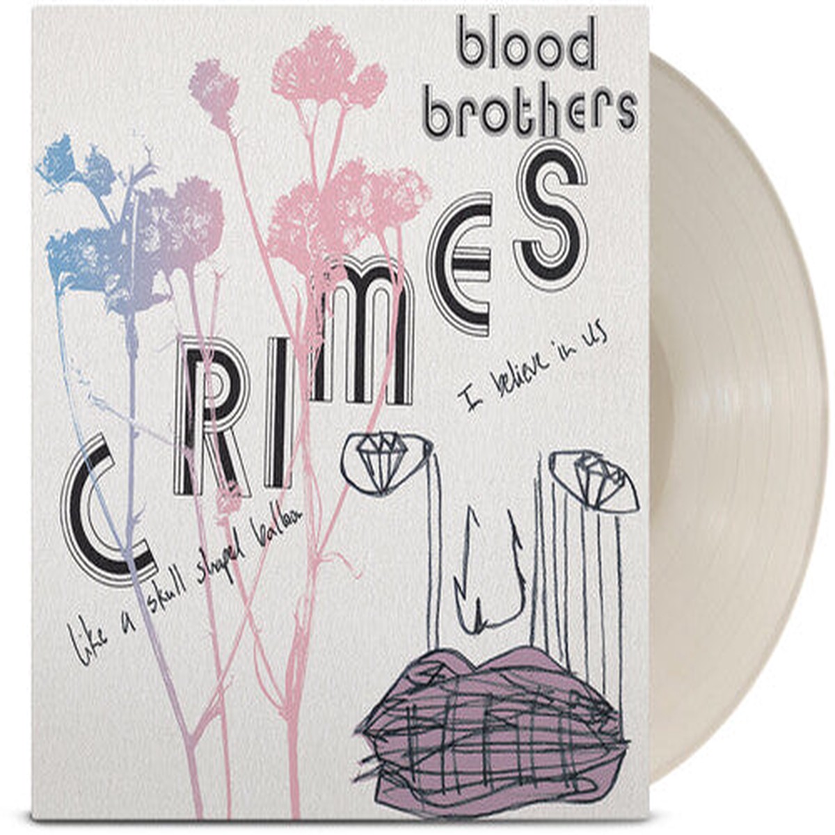 THE BLOOD BROTHERS CRIMES LP (Bone White Vinyl)