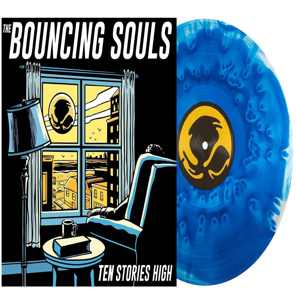 THE BOUNCING SOULS 'TEN STORIES HIGH' LP (Limited Edition Only 350 made, Cloudy Royal Blue Vinyl)