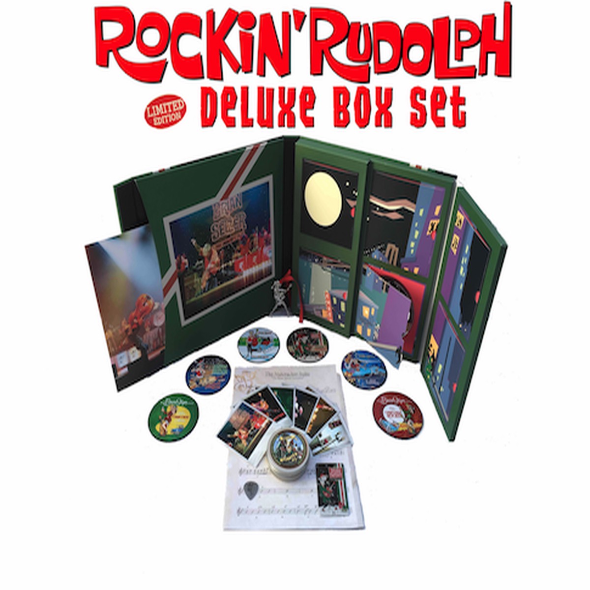 THE BRIAN SETZER ORCHESTRA 'ROCKIN RUDOLPH' DELUXE BOX SET