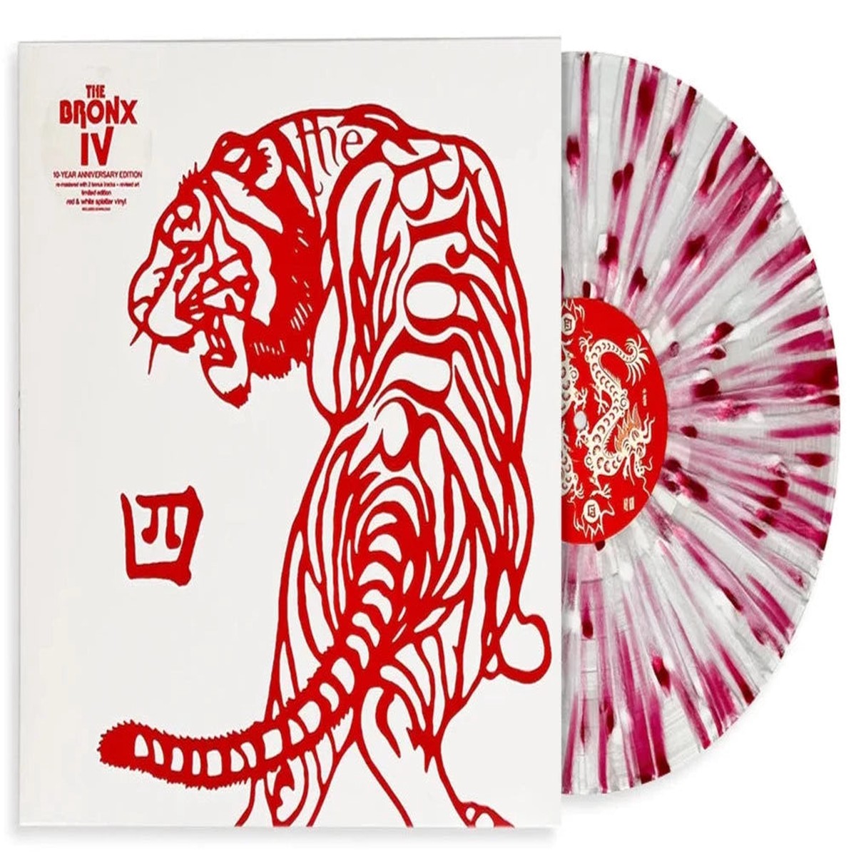 THE BRONX IV LP (Limited Edition Only 500 Made, Clear w/ Red & White Splatter Vinyl)