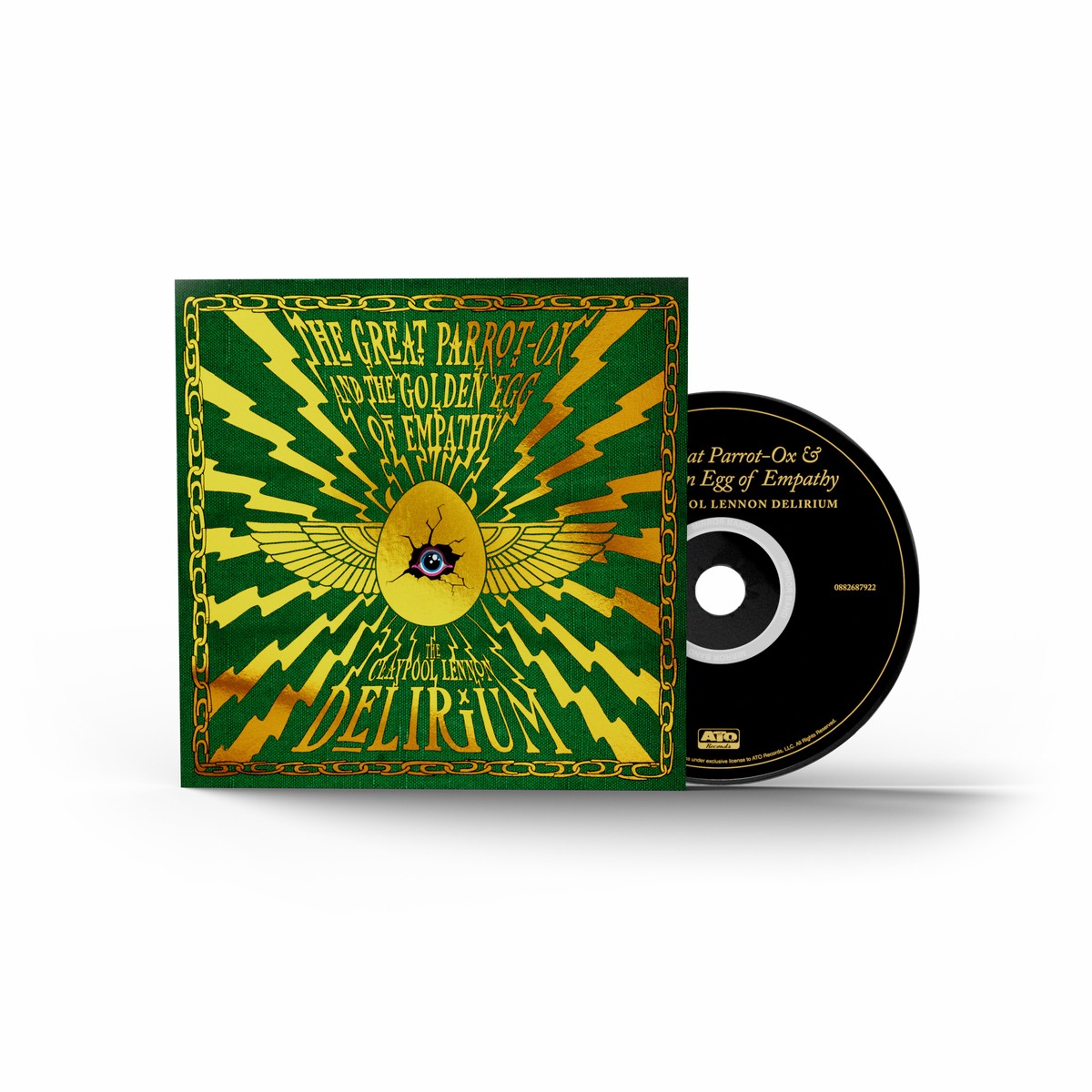 THE CLAYPOOL-LENNON DELIRIUM THE GREAT PARROT-OX AND THE GOLDEN EGG OF EMPATHY CD + 24-PAGE COMIC BOOK