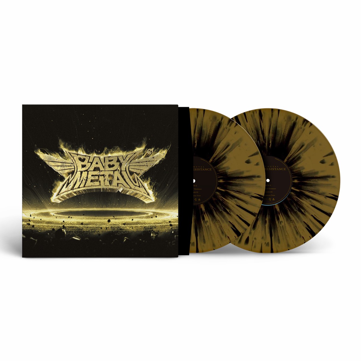 BABYMETAL 'METAL RESISTANCE' 2LP (Gold & Black Splatter Vinyl)