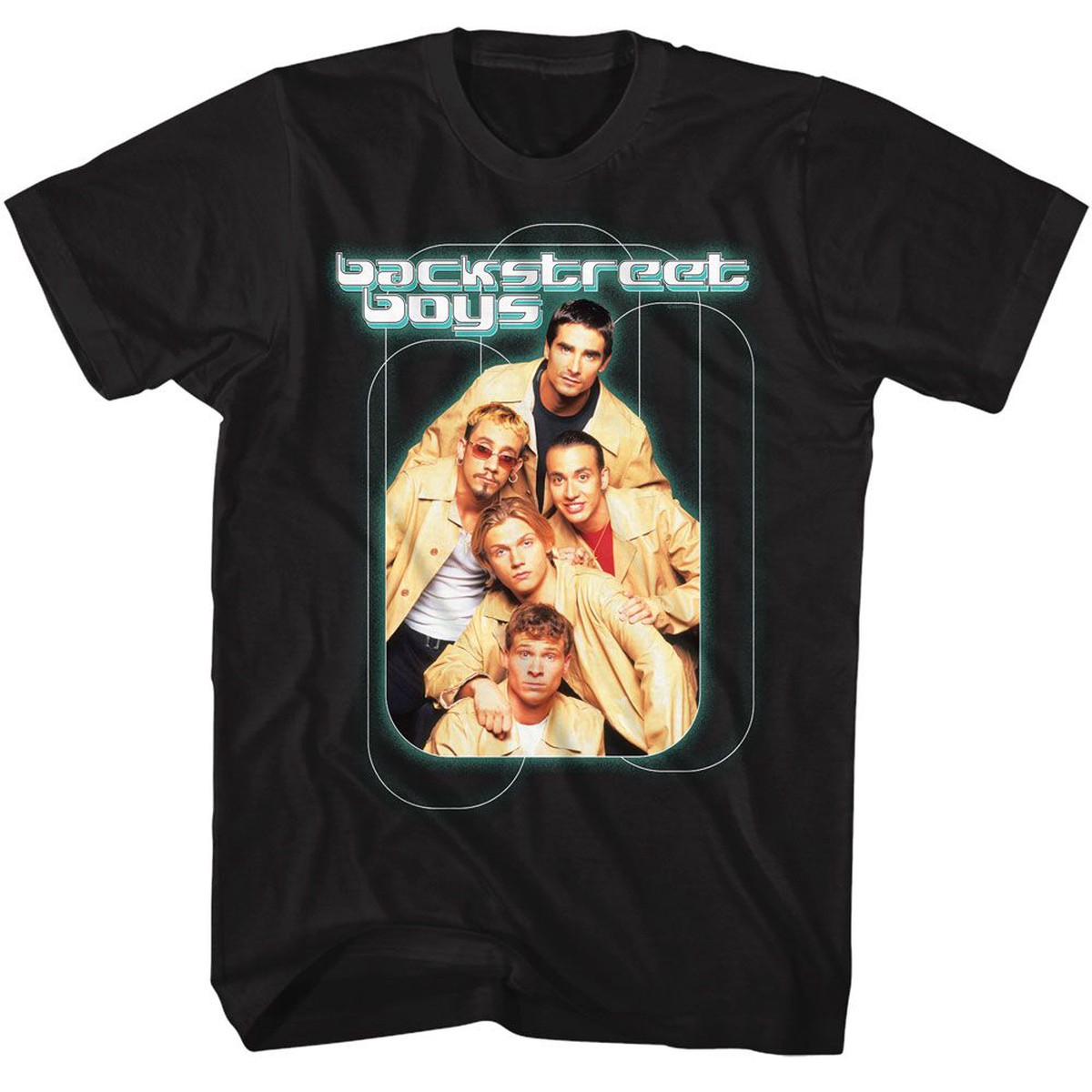 BACKSTREET BOYS - LOOPS W TEAL GLOW SHIRT