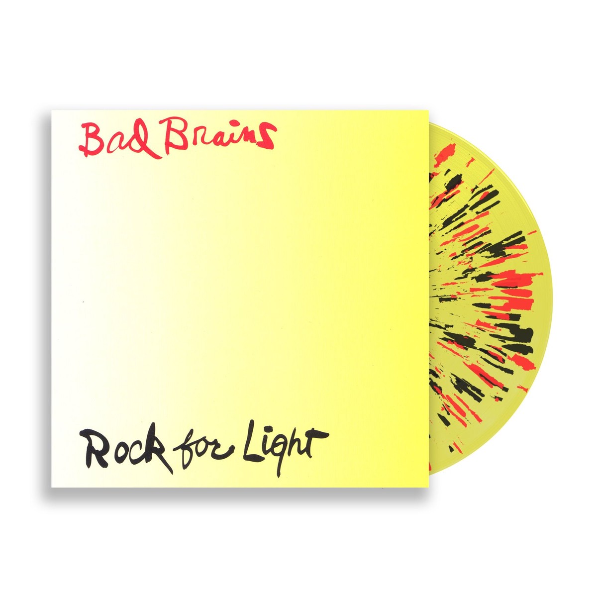 BAD BRAINS 'ROCK FOR LIGHT' LP (Limited Edition Only 500 Made, Translucent Yellow, Red, & Black Splatter Vinyl)