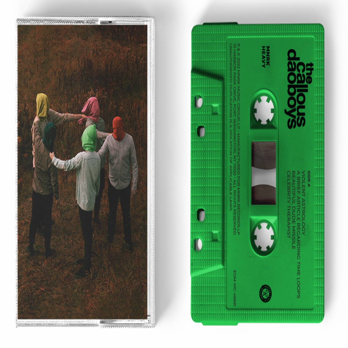 THE CALLOUS DAOBOYS CELEBRITY THERAPIST CASSETTE (Green)