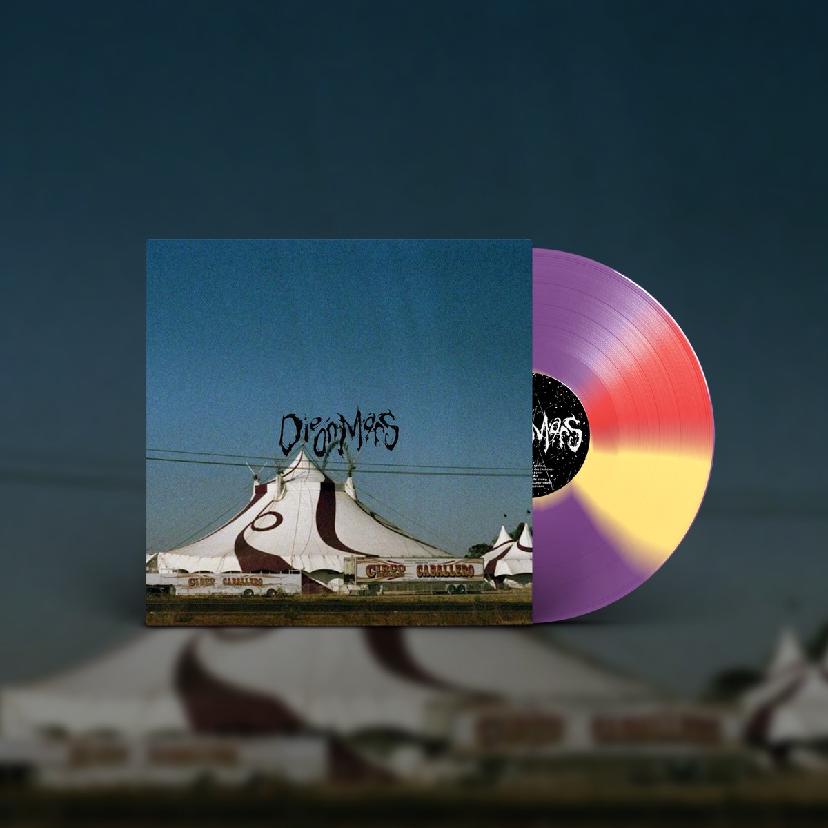 THE CALLOUS DAOBOYS DIE ON MARS LP (Limited Edition Only 150 made, "Deimos" Red/Yellow/Purple Twister Vinyl)