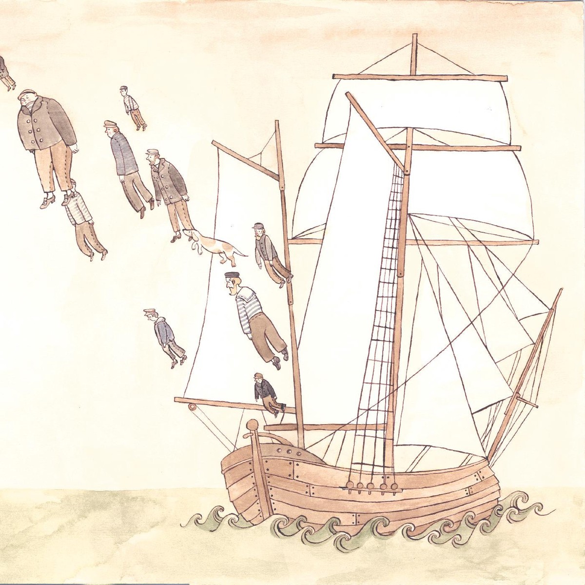 THE DECEMBERISTS - 'CASTAWAYS AND CUTOUTS' LP (Gold Vinyl)